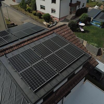 7,4 kW Photovoltaikanlage in Buchen
